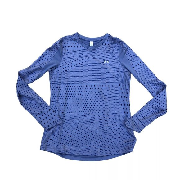 Under armour Tops - UNDER ARMOUR Fitted Shirt Women's LARGE Geometric Long Sleeve Moisture Wicking‌